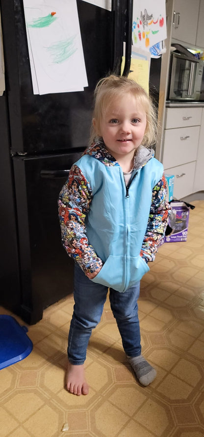 JACKET RUN 14-UNDER THE SEA-FLEECE OR COTTON LINER-PREORDER CLOSING 12/16