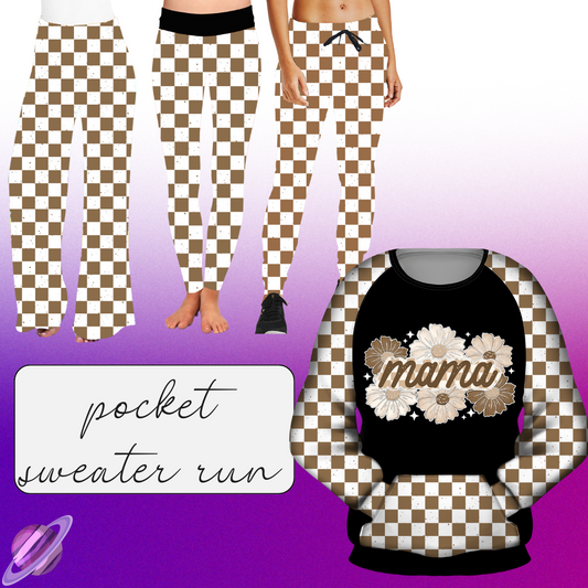 MAMA FLORAL - LEGGING/JOGGER/LOUNGER - POCKET SWEATERS & BOTTOMS PREORDER CLOSING 11/17