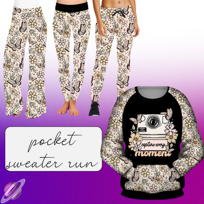 CAPTURE MOMENTS - LEGGING/JOGGER/LOUNGER - POCKET SWEATERS & BOTTOMS PREORDER CLOSING 11/17