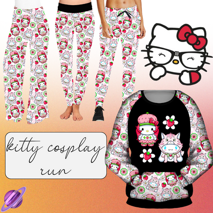 BERRY KITTY - LEGGING/JOGGER/LOUNGER - KITTY COSPLAY RUN CLOSING 11/15