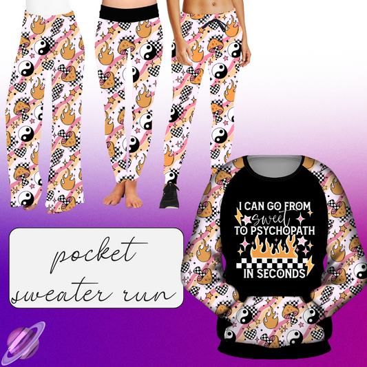 PSYCHOPATH - LEGGING/JOGGER/LOUNGER - POCKET SWEATERS & BOTTOMS PREORDER CLOSING 11/17