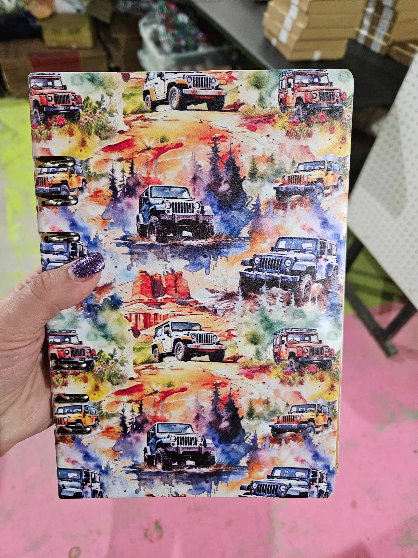 MONSTER TRUCKS-Matching A5 Notebook & Pen Set Round 3 Preorder Closing 11/3