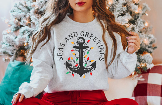 LOUNGEWEAR RUN-SEAS AND GREETINGS- CREW NECK SWEATSHIRT- PREORDER CLOSING 9/30