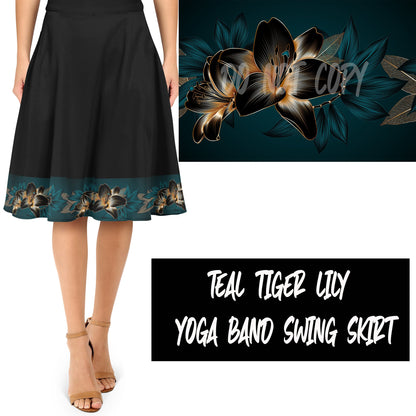 TEAL TIGER LILY-EXCLUSIVE SWING SKIRTS