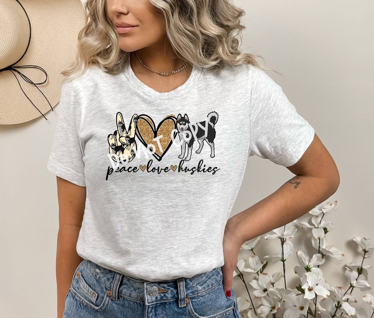 Love Huskies 2 Tee