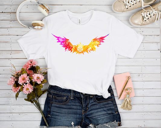 OUTFIT RUN 3-COLORFUL SUPERNAT WINGS TEE