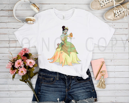 OUTFIT RUN 4-ZOMBIE PRINCESS TIANA TEE