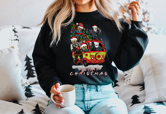 LOUNGEWEAR RUN-HOLIDAY HORROR- CREW NECK SWEATSHIRT- PREORDER CLOSING 9/30