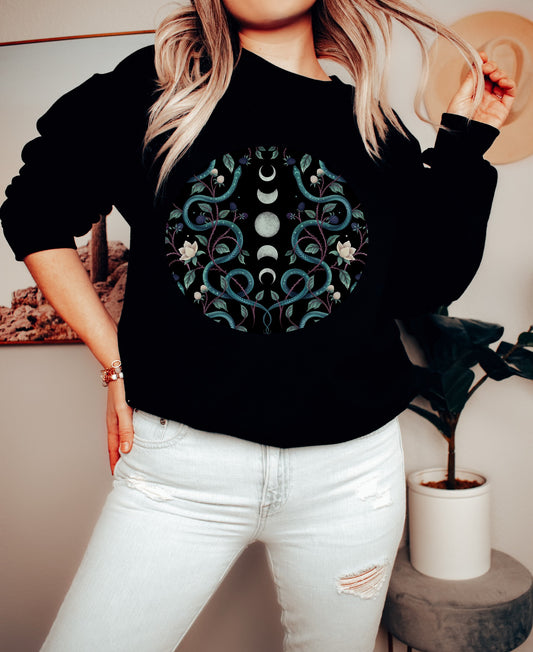 BATCH 69-SERPENT MOON- CREW NECK SWEATSHIRT