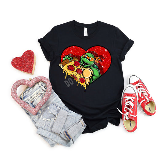 LOVE IN THE AIR-PIZZA LOVE- UNISEX TEE ADULTS/KIDS
