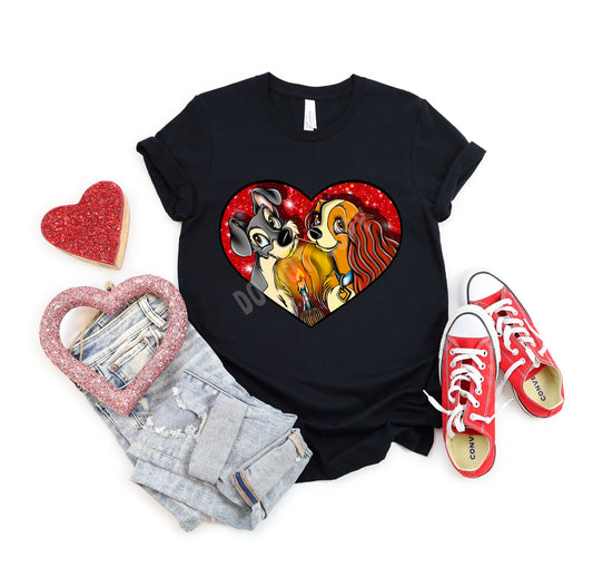 LOVE IN THE AIR-PUPPY LOVE- UNISEX TEE ADULTS/KIDS