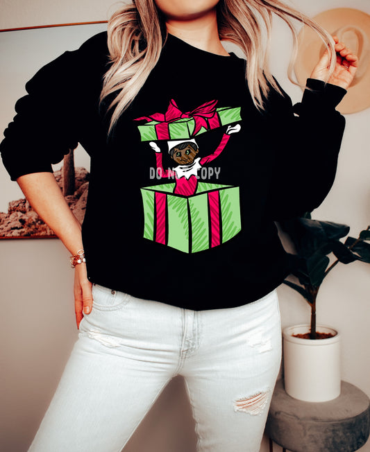 BATCH 69-SKETCHY ELF 2- CREW NECK SWEATSHIRT