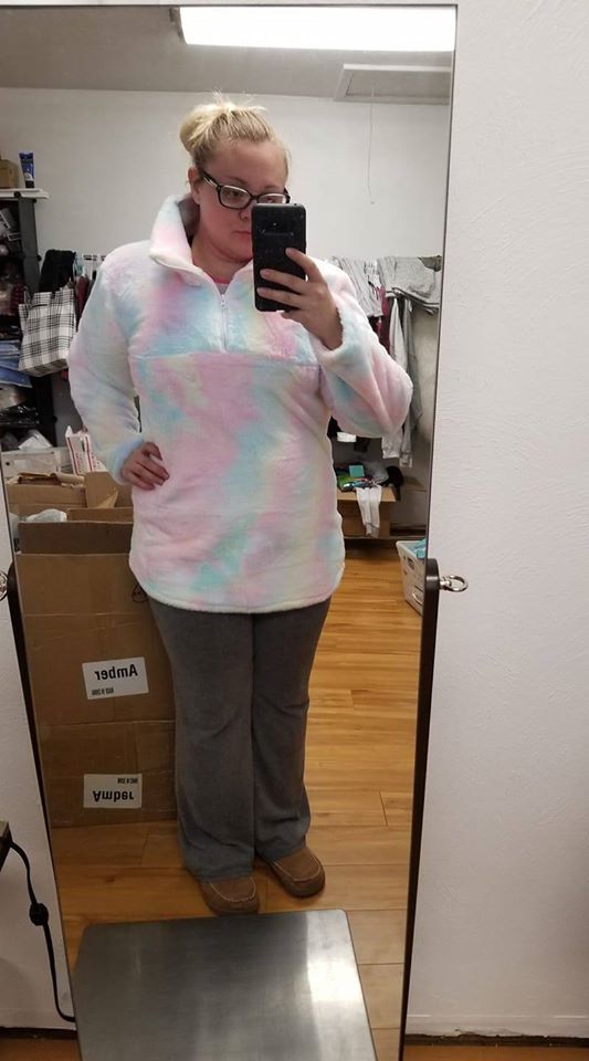 COTTON CANDY FLEECE PULL OVER