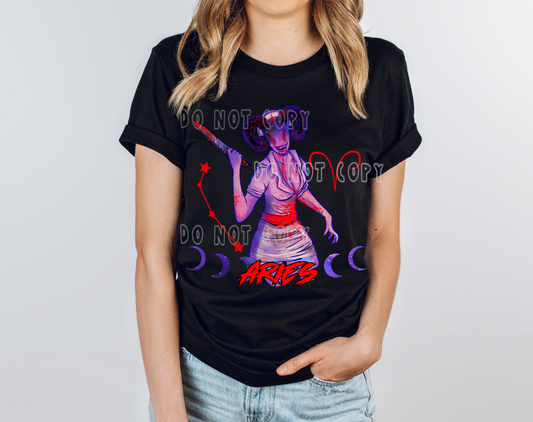 HORRORSCOPES-ARIES TEE