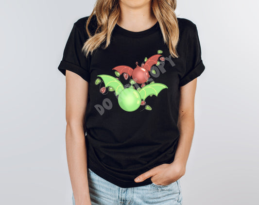 CREEPMAS-BAT BULBS UNISEX TEE ADULTS/KIDS