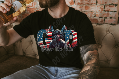 BLESS THE USA TEE