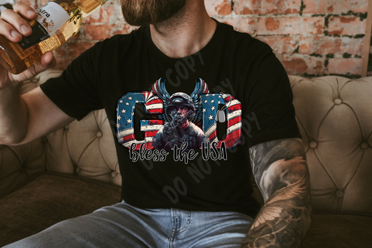 BLESS THE USA TEE