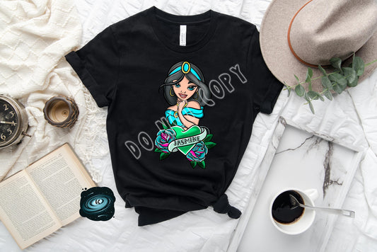 TATTOO RUN- BLUE PRINCESS 1 TEE