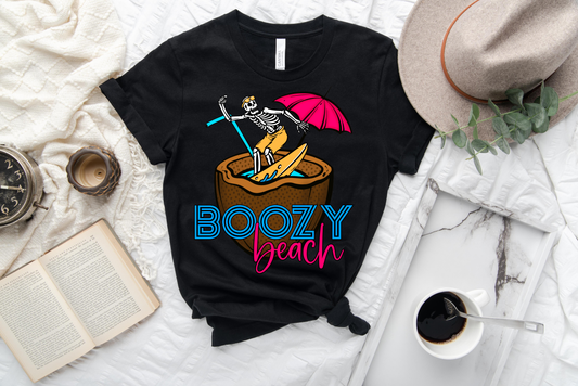 BOOZY BEACH TEE