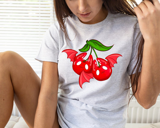 BATCH 67-CHERRY BATS UNISEX TEE ADULTS/KIDS