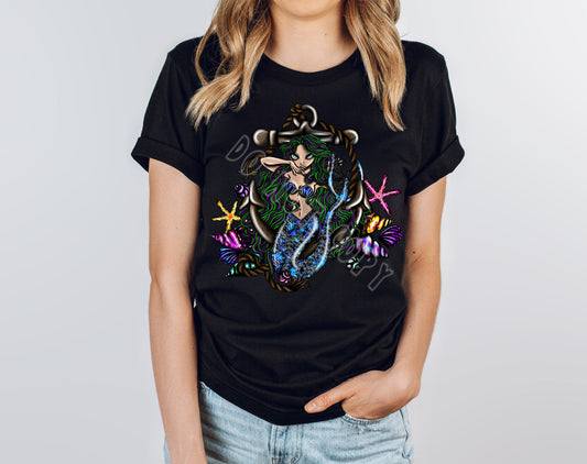 BATCH 67-DARK MERMAID UNISEX TEE ADULTS/KIDS