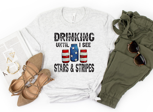 DRINK TILL STARS TEE