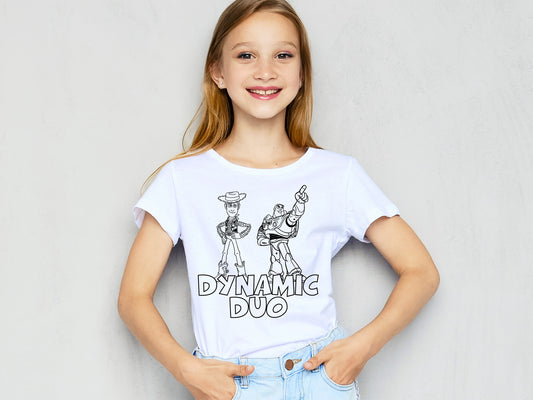 COLOR ME RUN- DYNAMIC DUO TEE