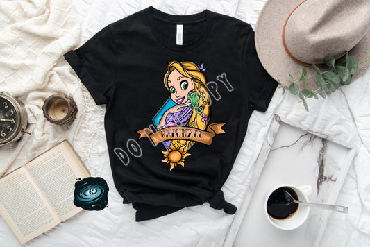 TATTOO RUN- GREY PRINCESS 2 TEE