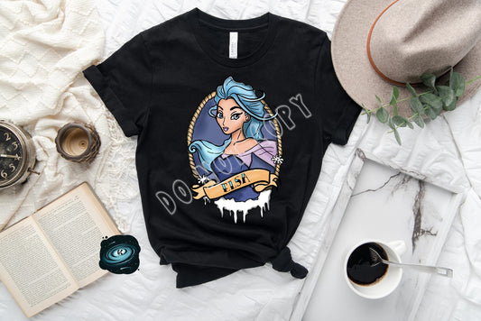 TATTOO RUN- GREY PRINCESS 5 TEE