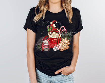 HOLIDAY BASH RUN- HOT COCOA GNOMES- UNISEX TEE ADULTS/KIDS