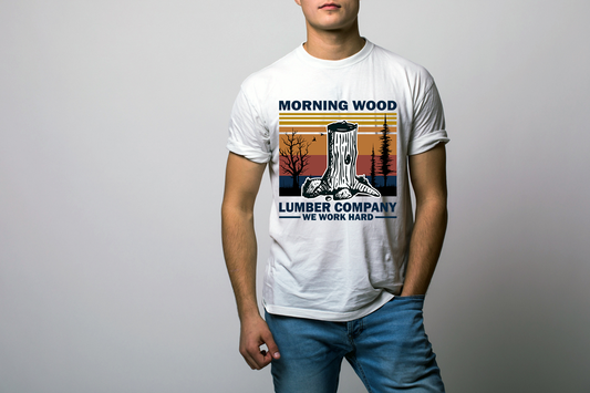 MORNING WOOD TEE