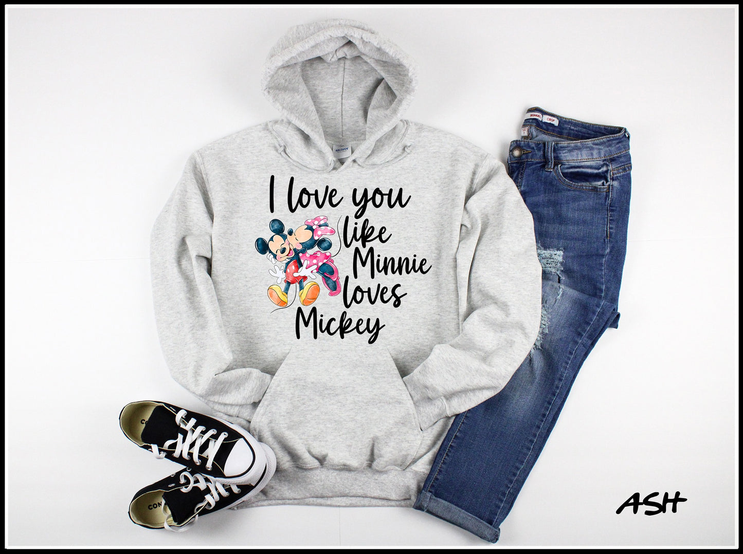 LUCKY IN LOVE- MOUSE LOVE HOODIE