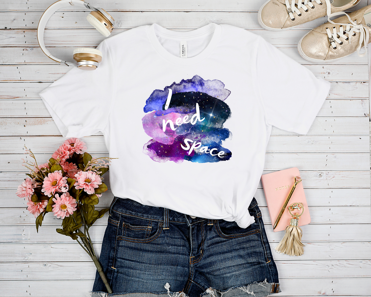 OUTFIT RUN 2- I NEED SPACE TEE