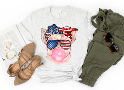 PATRIOTIC PIG TEE