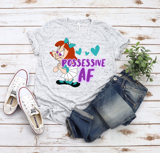 LUCKY IN LOVE-POSSESIVE TEE