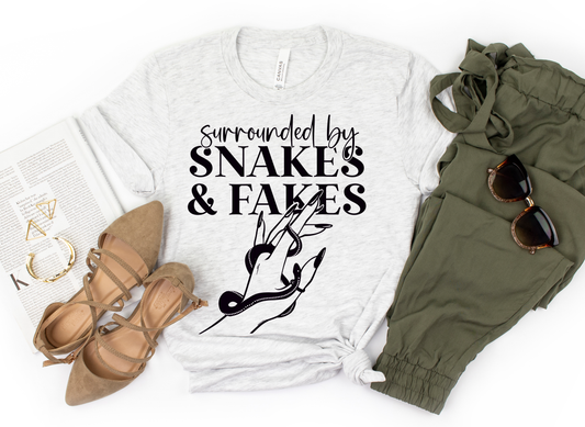 SNAKES FAKES TEE