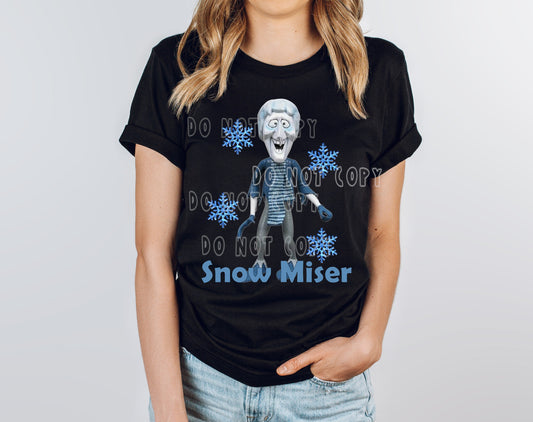 HOLIDAY BASH RUN- SNOW MIS- UNISEX TEE ADULTS/KIDS