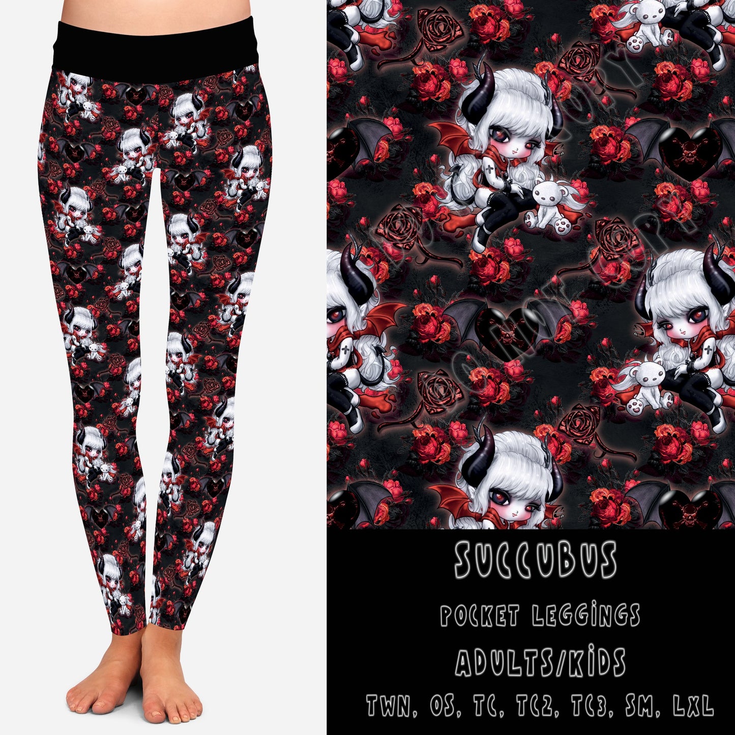 DARK TWISTED RUN-SUCCUBUS-LEGGING/JOGGER