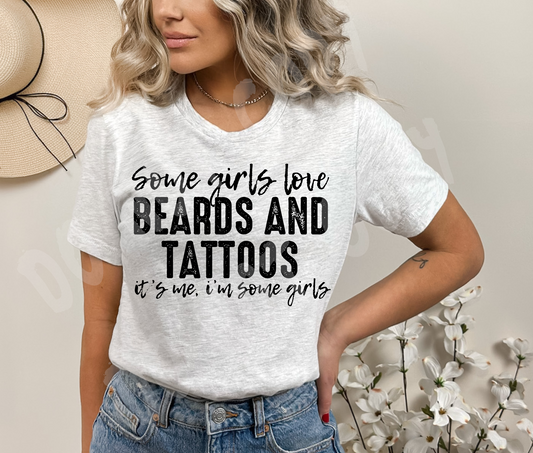 BEARDS TATTOOS TEE