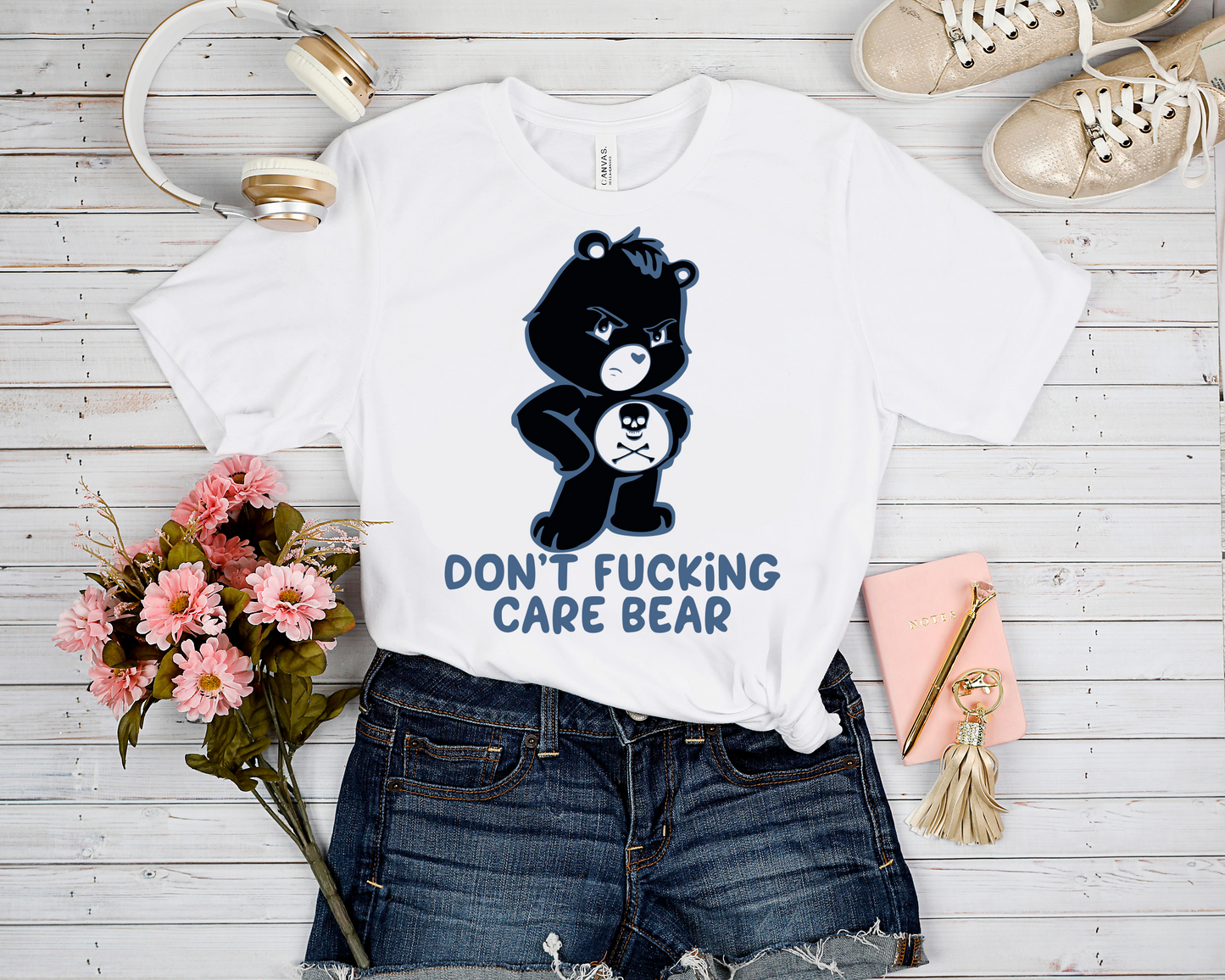 DON'T CARE BEAR TEE