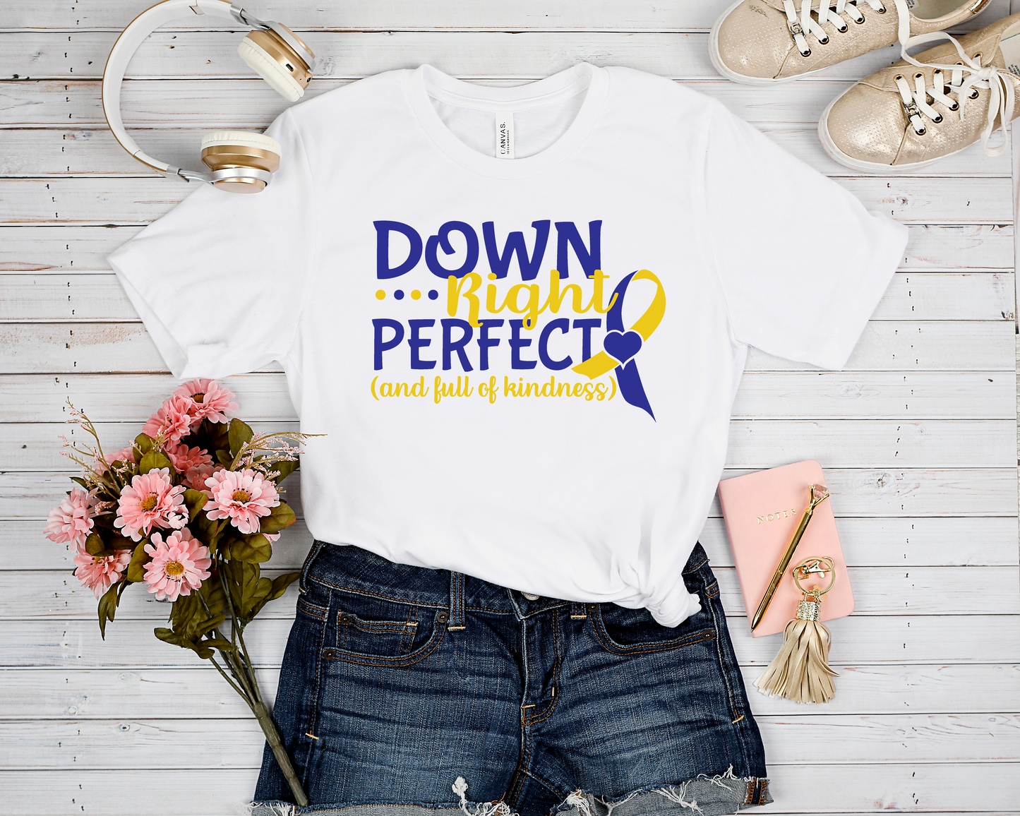 DOWN RIGHT PERFECT GRAPHIC TEE