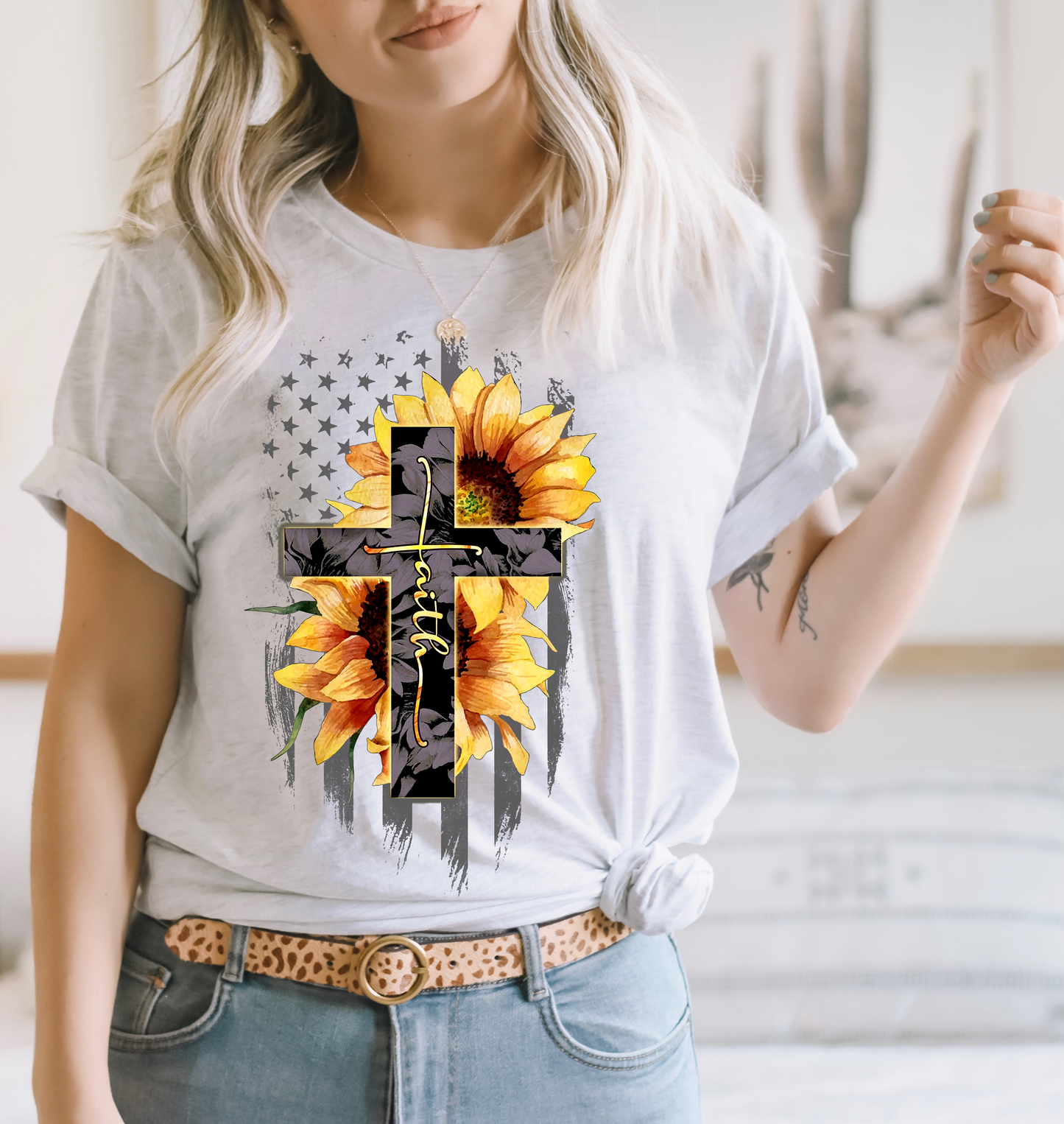 FAITH SUNFLOWER TEE