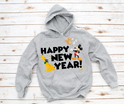 BATCH 60- NEW YEARS MOUSE HOODIE