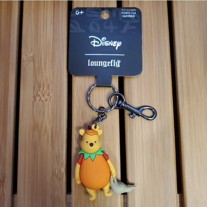 LOUNGEFLY-Disney Winnie the Pooh Halloween 3D Molded Keychain