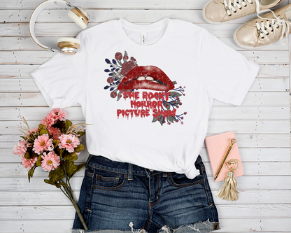 OUTFIT RUN 2- FLORAL HORROR SHOW TEE