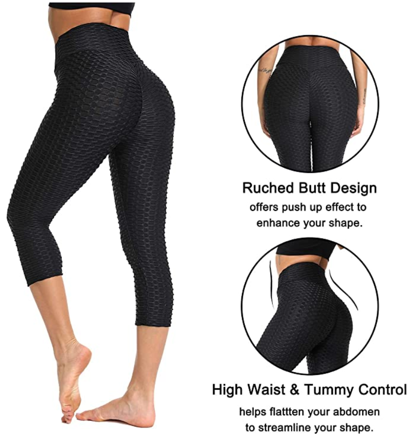 Butt Lifting Valentine Leggings Tummy Control for Women High