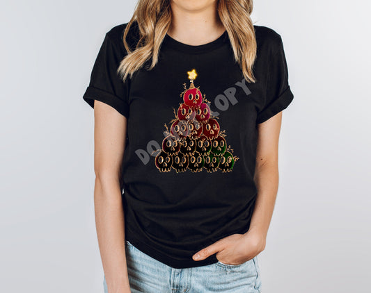 CREEPMAS- SKELLY XMAS UNISEX TEE ADULTS/KIDS