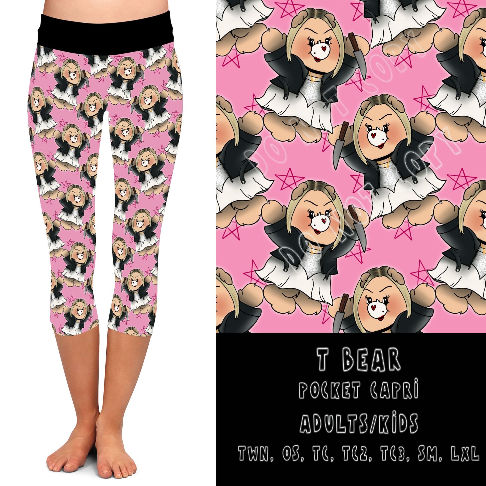 BEARY SCARY RUN- T BEAR-LEGGINGS/CAPRI/JOGGER/JOGGER CAPR – GCLLC